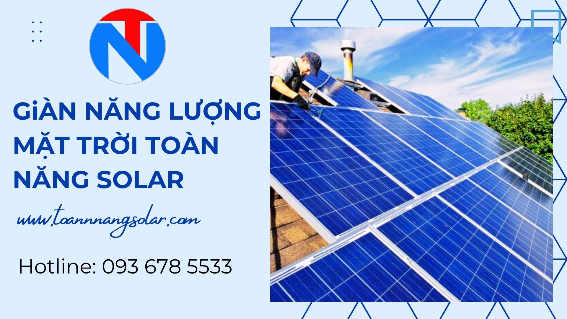 Giàn năng lượng mặt trời: Tận dụng 100% nguồn sáng để tạo ra điện sạch gian ta da nang toan nang solar 1