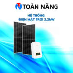 Hệ thống điện mặt trời bám tải 3Kw | Pin năng lượng mặt trời JA Solar | Inverter hòa lưới Solis